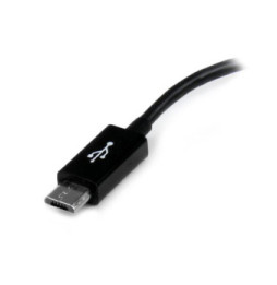 Startech.com Adaptateur micro USB B mâle / USB 2.0 Host OTG femelle - Noir