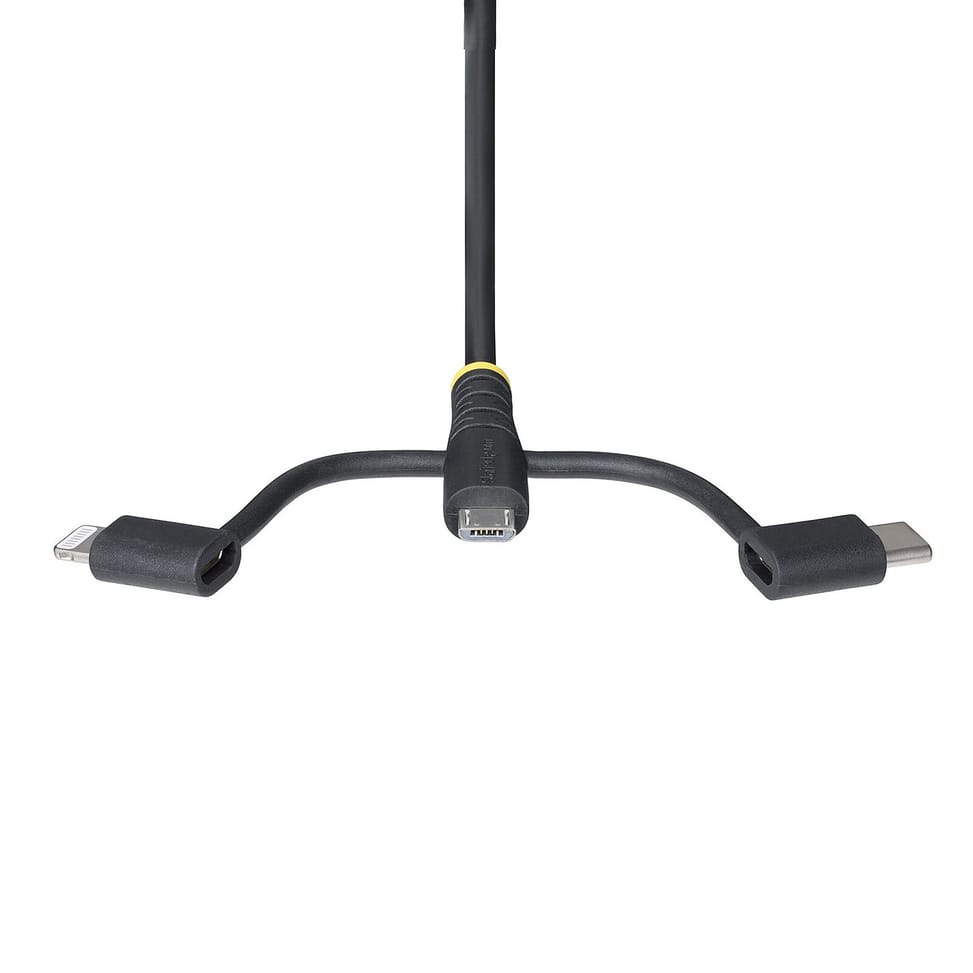 StarTech.com Câble 3-en-1 USB-A vers micro USB / USB-C / Lightning (1 m) — image 3