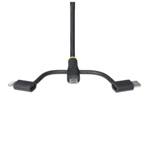 StarTech.com Câble 3-en-1 USB-A vers micro USB / USB-C / Lightning (1 m)