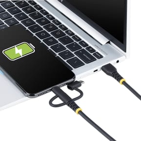 StarTech.com Câble 3-en-1 USB-A vers micro USB / USB-C / Lightning (1 m) — image 5