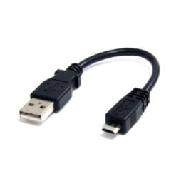 StarTech.com Câble Micro USB-A vers Micro USB-B - USB 2.0 - 15 cm - Noir