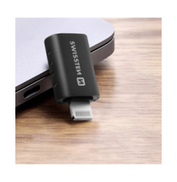 Swissten Adaptateur Apple Lightning vers USB-C Transfert de Données et Charge