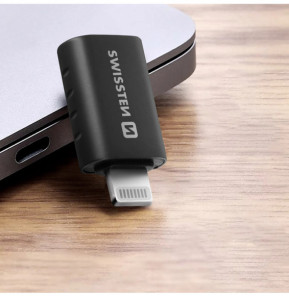 Swissten Adaptateur Apple Lightning vers USB-C Transfert de Données et Charge