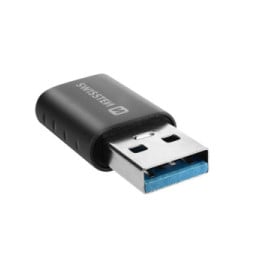 Swissten Adaptateur USB Mâle 3.0 vers USB-C Transfert de Données et Charge