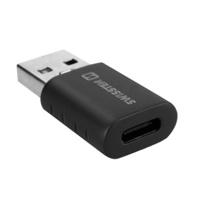 Swissten Adaptateur USB Mâle 3.0 vers USB-C Transfert de Données et Charge