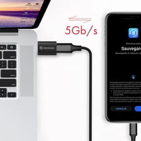 Swissten Adaptateur USB Mâle 3.0 vers USB-C Transfert de Données et Charge — image 4
