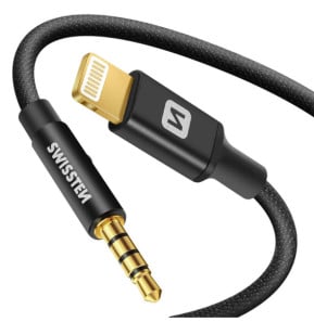 Swissten Câble Jack 3.5mm pour iPhone / iPad,...