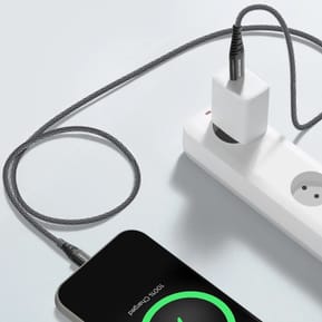 Swissten Câble USB type C Fibre Aramide 1.5m Charge Rapide 60W Prise USB-C Noir — image 5