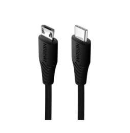 Swissten Câble USB-C vers Micro-USB Charge rapide 3A Synchronisation 1m Noir