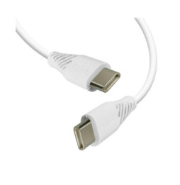 Swissten Câble USB-C vers USB-C 5A Power Delivery 100W Charge Rapide 2.5m Blanc
