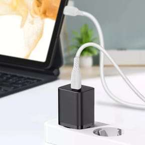 Swissten Câble USB-C vers USB-C 5A Power Delivery 100W Charge Rapide 2.5m Blanc — image 5