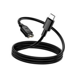 Tactical Câble de Charge USB-C vers Garmin Fenix ??5 / 6 / 7 Longueur 54cm Noir