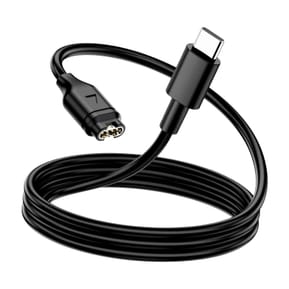Tactical Câble de Charge USB-C vers Garmin Fenix ??5 / 6 / 7 Longueur 54cm Noir