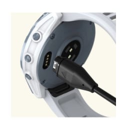 Tactical Câble de Charge USB-C vers Garmin Fenix ??5 / 6 / 7 Longueur 54cm Noir