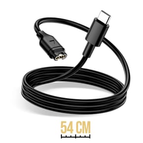 Tactical Câble de Charge USB-C vers Garmin Fenix ??5 / 6 / 7 Longueur 54cm Noir — image 4