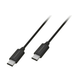 THOMSON Câble de charge et de synchronisation USB C/USB C - 3A Noir