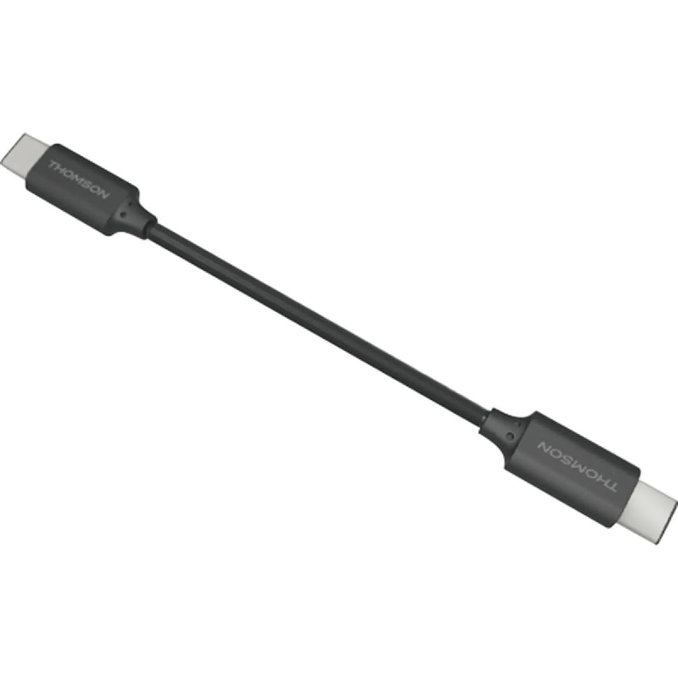 THOMSON Câble de charge et de synchronisation USB C/USB C - 3A Noir — image 2