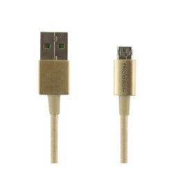 THOMSON Câble USB/ micro USB réversible - 2A Dorée