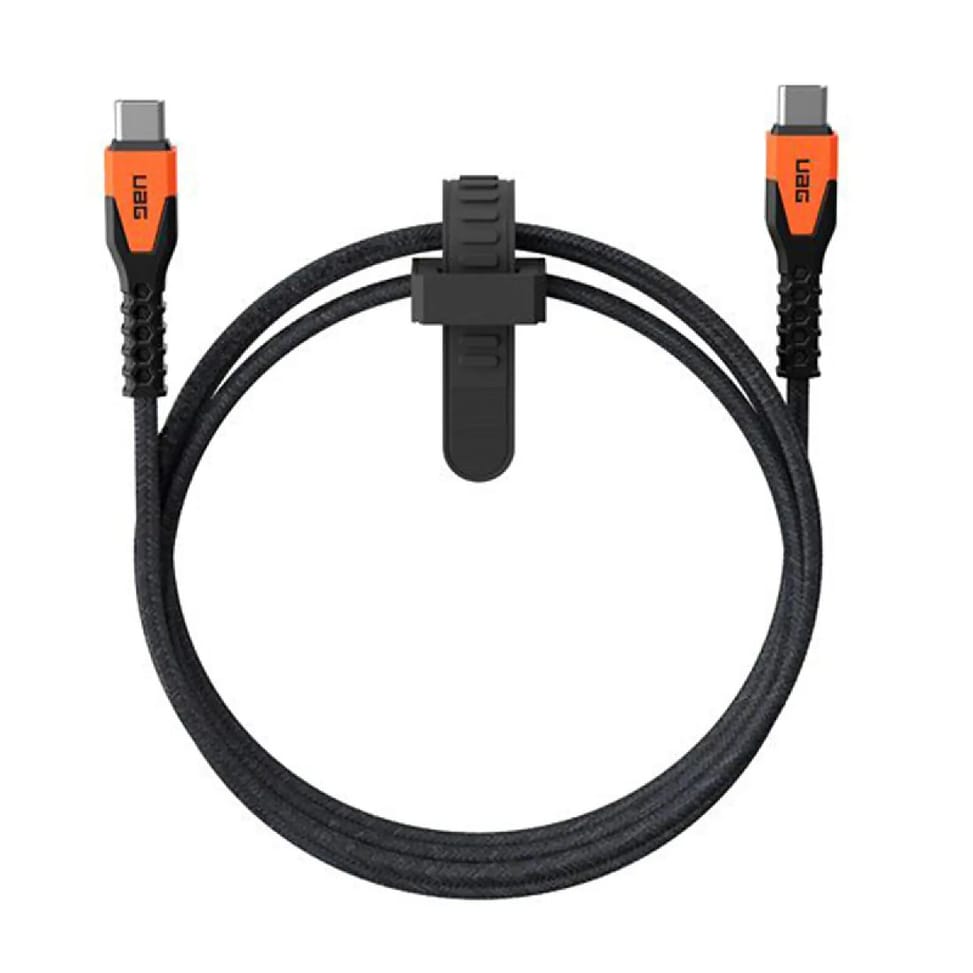 UAG Câble de Charge et de Transfert USB-C / USB-C 60W en Kevlar Rugged 1.5m Noir — image 1