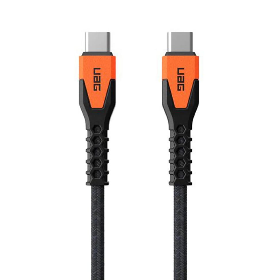 UAG Câble de Charge et de Transfert USB-C / USB-C 60W en Kevlar Rugged 1.5m Noir — image 2
