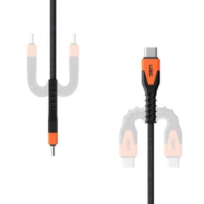UAG Câble de Charge et de Transfert USB-C / USB-C 60W en Kevlar Rugged 1.5m Noir — image 3