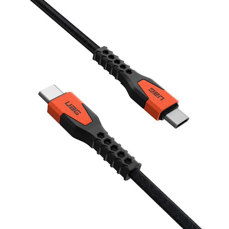 UAG Câble de Charge et de Transfert USB-C / USB-C 60W en Kevlar Rugged 1.5m Noir — image 5