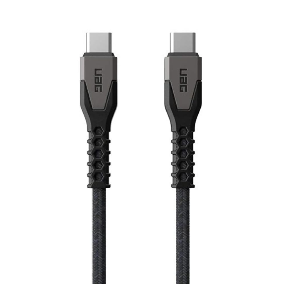 UAG Câble de Charge et de Transfert USB-C / USB-C 60W en Kevlar Rugged 1.5m Noir / Argent — image 2
