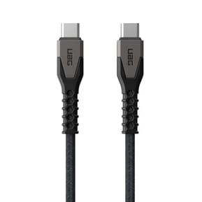 UAG Câble de Charge et de Transfert USB-C / USB-C 60W en Kevlar Rugged 1.5m Noir / Argent — image 2