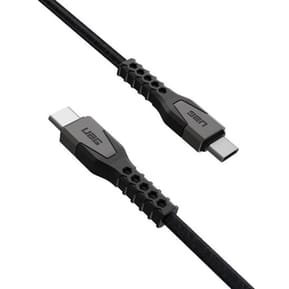 UAG Câble de Charge et de Transfert USB-C / USB-C 60W en Kevlar Rugged 1.5m Noir / Argent — image 4