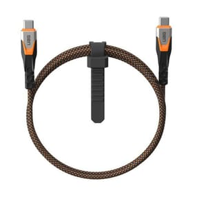 UAG Câble de Charge et de Transfert USB-C 3.2 20Gbps 240 en Nylon Tressé 0.75m Noir