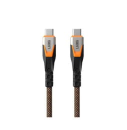 UAG Câble de Charge et de Transfert USB-C 3.2 20Gbps 240 en Nylon Tressé 0.75m Noir