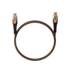 UAG Câble de Charge et de Transfert USB-C 3.2 20Gbps 240 en Nylon Tressé 0.75m Noir