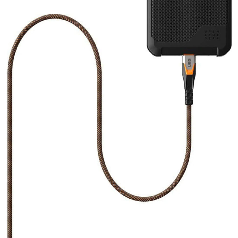 UAG Câble de Charge et de Transfert USB-C 3.2 20Gbps 240 en Nylon Tressé 0.75m Noir — image 5