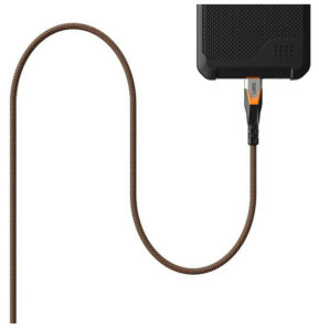 UAG Câble de Charge et de Transfert USB-C 3.2 20Gbps 240 en Nylon Tressé 0.75m Noir