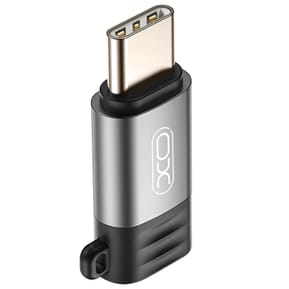 XO Adaptateur Charge et Synchronisation Lightning vers USB C 27W Compact Gris — image 2