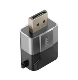 XO Adaptateur DisplayPort Mâle vers VGA Femelle Résolution 1080p Gris