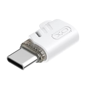 XO Adaptateur Micro-USB Femelle vers USB C Mâle Design Ultra-compact Blanc — image 5