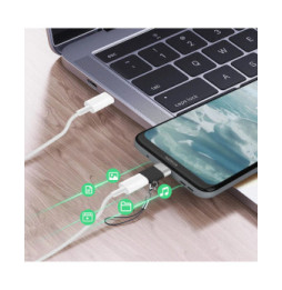 XO Adaptateur micro-USB vers USB-C Charge et Synchronisation 2.4A Ugreen Noir