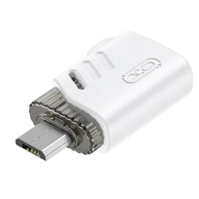 XO Adaptateur OTG USB Femelle vers Micro-USB Mâle Transfert de Données Blanc — image 2