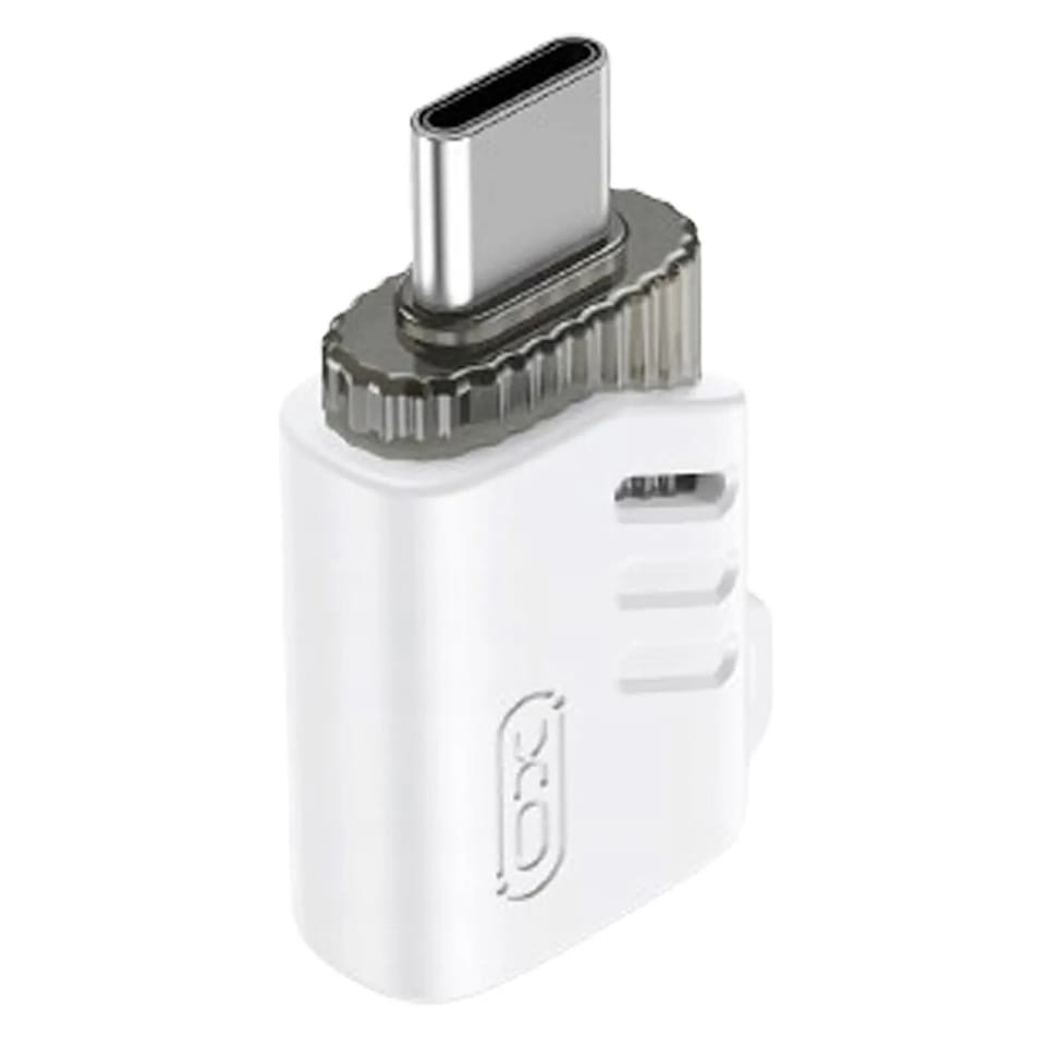 XO Adaptateur OTG USB Femelle vers USB-C Mâle Compact Blanc Blanc — image 2