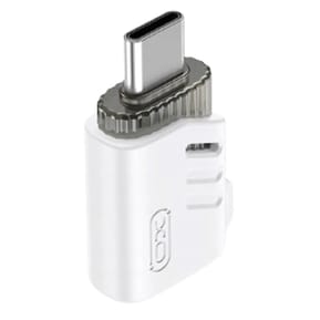 XO Adaptateur OTG USB Femelle vers USB-C Mâle Compact Blanc Blanc — image 2