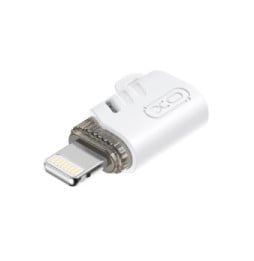 XO Adaptateur USB C Femelle vers Lightning Mâle Design Ultra-compact Blanc