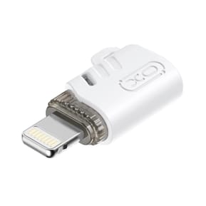 XO Adaptateur USB C Femelle vers Lightning Mâle Design Ultra-compact Blanc — image 5