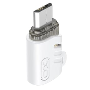 XO Adaptateur USB-C Femelle vers Micro USB Mâle Compact Blanc Blanc — image 2
