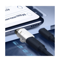 XO Adaptateur USB-C Femelle vers Micro USB Mâle Compact Blanc Blanc