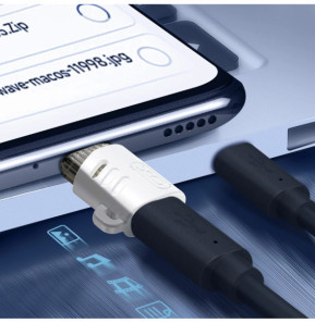XO Adaptateur USB-C Femelle vers Micro USB Mâle Compact Blanc Blanc