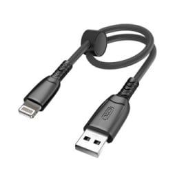 XO Câble USB vers Lightning 6A Transfert De Données 480Mbps 25cm Noir