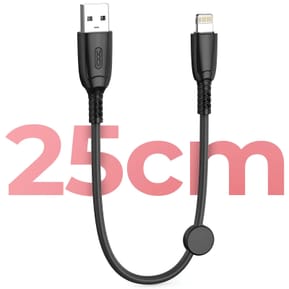 XO Câble USB vers Lightning 6A Transfert De Données 480Mbps 25cm Noir — image 5