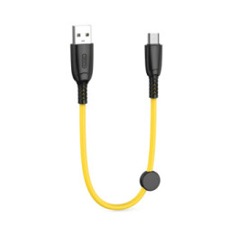 XO Câble USB vers Micro USB 6A Transfert De Données 480Mbps 25cm Jaune