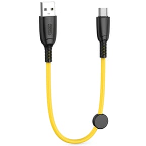 XO Câble USB vers Micro USB 6A Transfert De Données 480Mbps 25cm Jaune — image 2